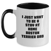 Funny Boston Terrier Dog Gifts from Dad to Boston Terrier Dog Lover Graduation Unique Gifts - Main
